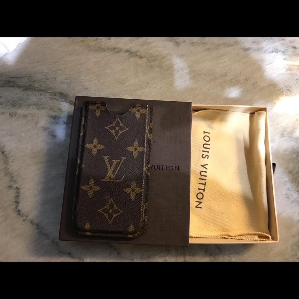 Louis Vuitton iPhone 5 case.
